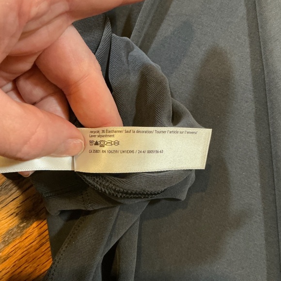 Lululemon Soft Jersey Long Sleeve Maxi Dress Black Size M - Picture 8 of 8